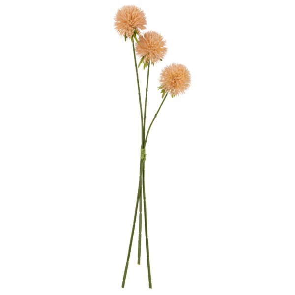 Allium Kunstbloem Roze Perzik 3 Stuks