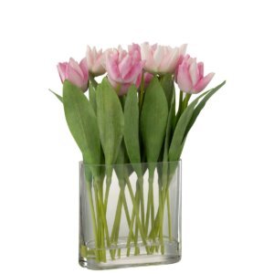 Tulpen In Vaas Roze